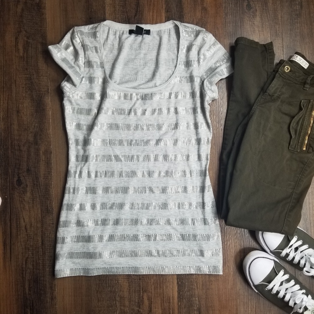 White House Black Market | Striped Blouse